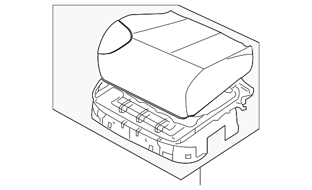 8510286Z20 Деталь CUSHION ASSY, LEFT