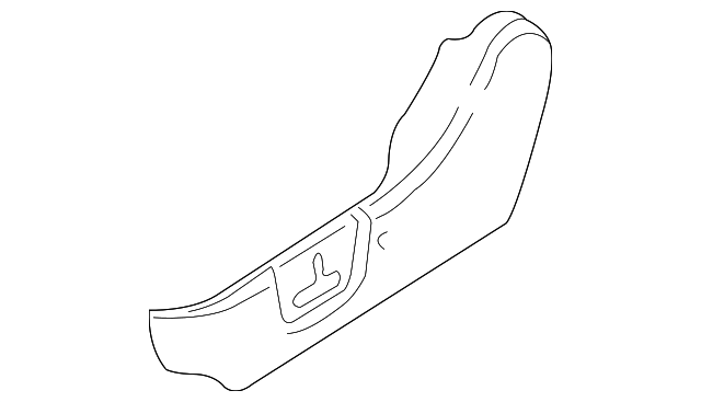 8572186Z00 Деталь OUTER COVER, LEFT