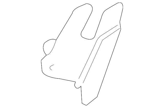 8572386Z00 Деталь RECLINE COVER, LEFT