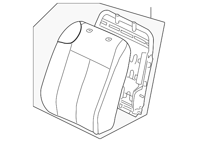 8530186Z50 Деталь SEAT BACK ASSY, RIGHT