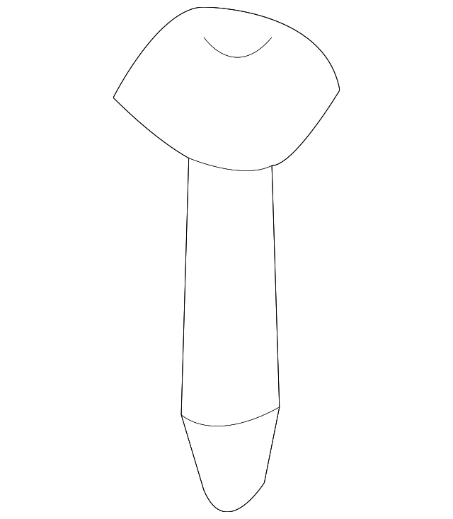 8534186Z00 Деталь HEADREST GUIDE, RIGHT