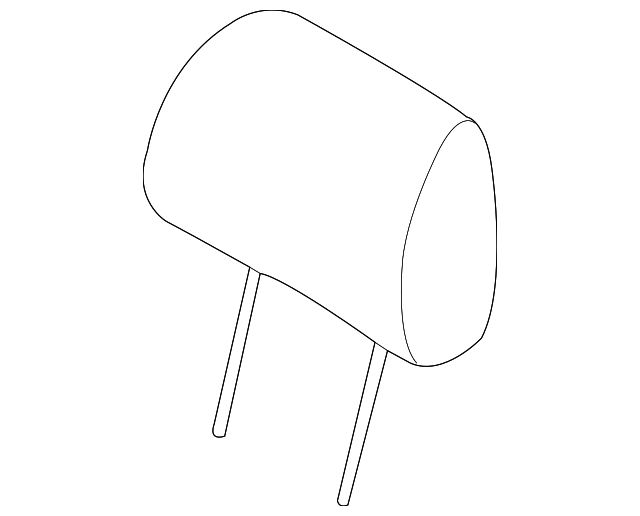 8640186Z11 Деталь HEADREST, RIGHT