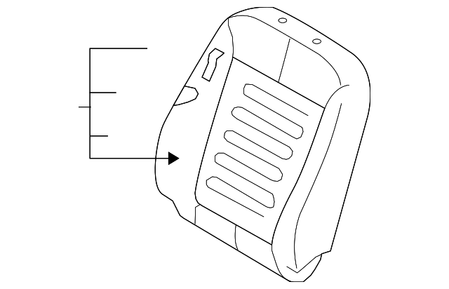 88300-0W430-WKZ Деталь SEAT BACK ASSY