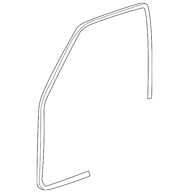 62312-42060-B0 Деталь SURROUND W'STRIP, LEFT