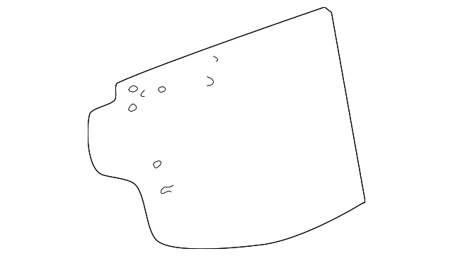 67831-42060 Деталь WATER SHIELD, RIGHT