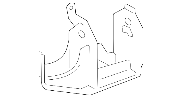 12325-37030 Деталь SIDE MOUNT BRKT, LEFT