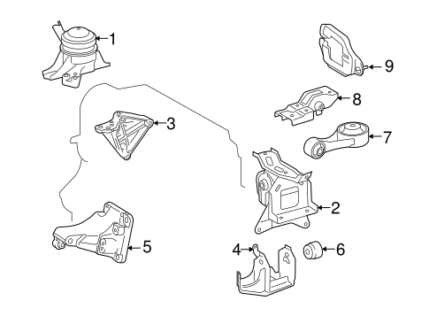 xD ENGINE & TRANS MOUNTING 2