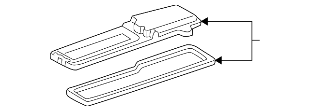202-545-03-03 Деталь FUSE BOX COVER