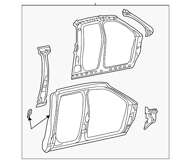 5080306AB Деталь UNISIDE ASSY, RIGHT