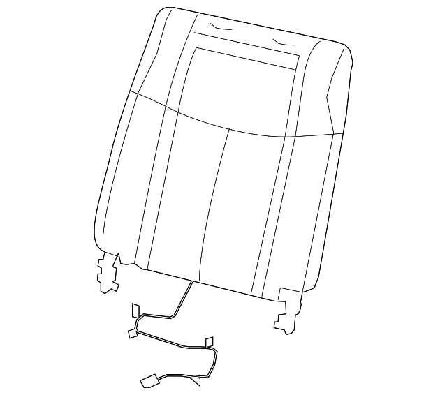 87600-ZX81B Деталь SEAT BACK ASSY, RIGHT