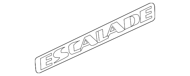 15074732 Деталь NAMEPLATE