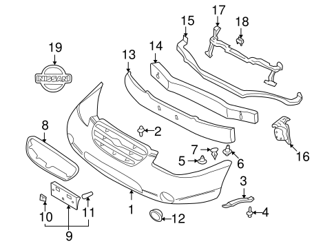 Maxima BUMPER & COMPONENTS - FRONT