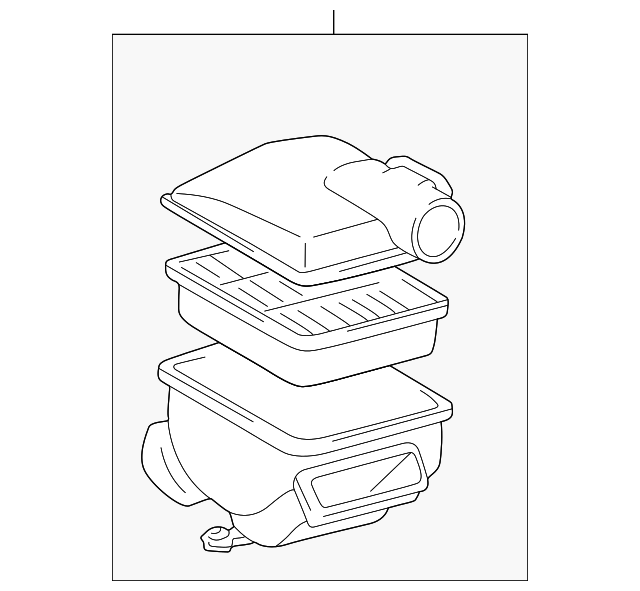 17700-50241 Деталь AIR CLEANER ASSY