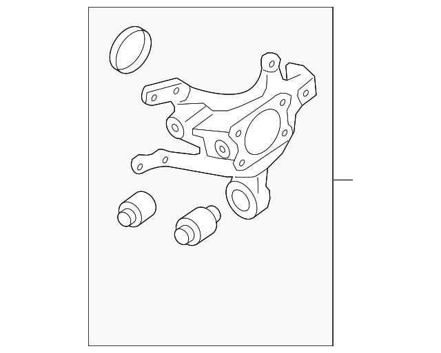 52710-2H020 Деталь KNUCKLE, LEFT
