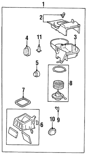 Sephia BLOWER MOTOR & FAN 2