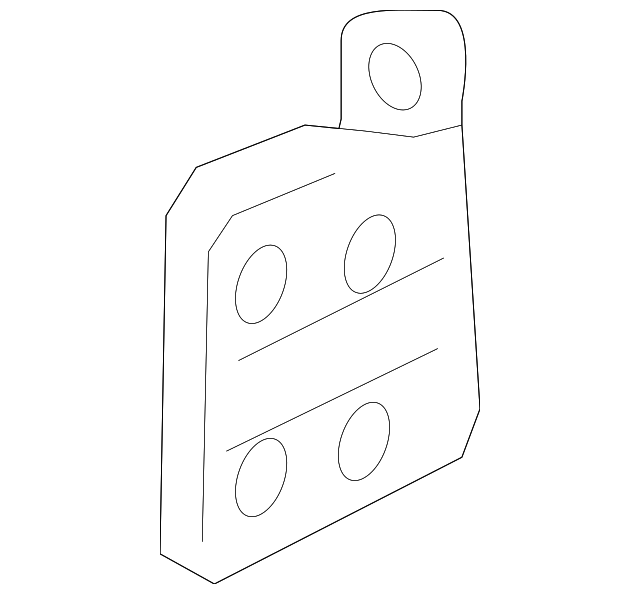 79310-2B020 UPPER HINGE, LEFT