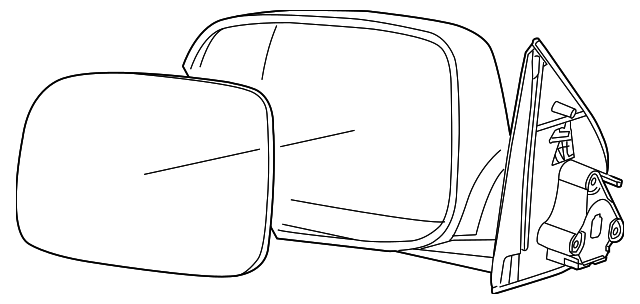 15246904 Деталь MIRROR ASSY, LEFT