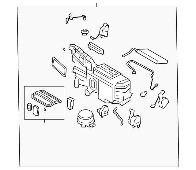 9T4Z-19B555-G Деталь EVAPORATOR ASSY