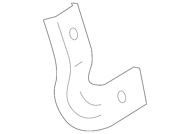 FL3Z-15045D56-D Деталь PASSENGER AIR BAG BRACKET, LEFT