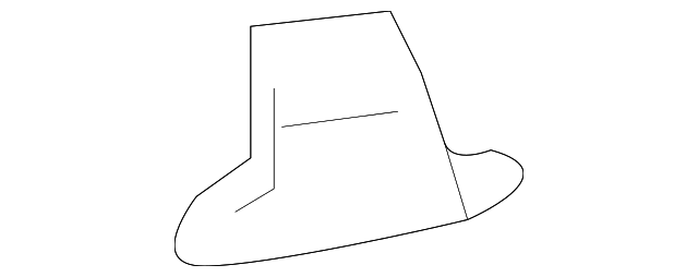 85373-0R010 REAR DEFLECTOR GROMMET, RIGHT