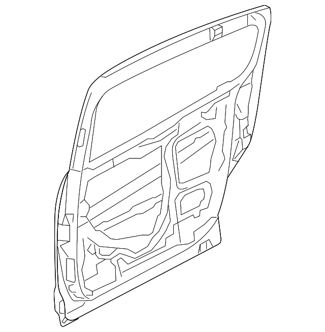 CCY3-72-02XG Деталь DOOR SHELL, RIGHT