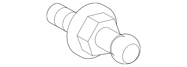 90116-06167 HANDLE, OUTSIDE STUD, LEFT