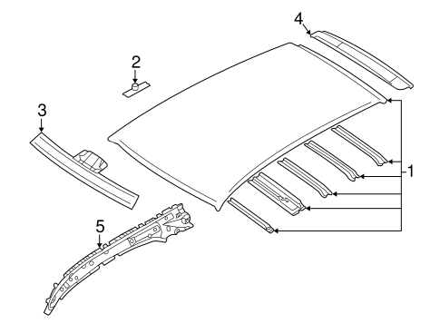 Impreza ROOF & COMPONENTS