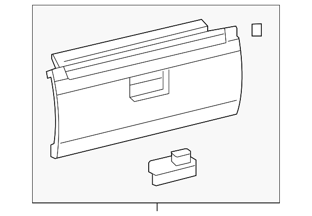 68500-1PA0A GLOVE BOX DOOR