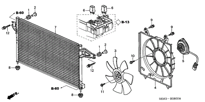 RSX A / C CONDENSER