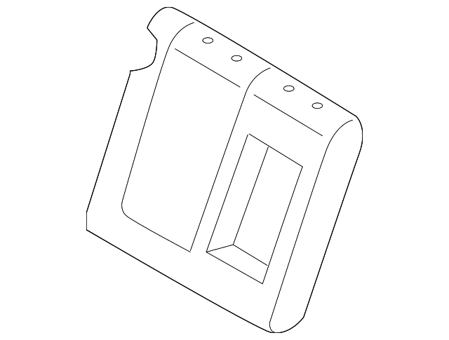 89460-0A600-V2C SEAT BACK COVER, RIGHT