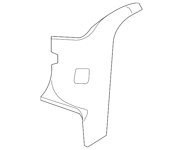 7B0-867-245-K-HL5 Деталь REAR PILLAR TRIM, LEFT