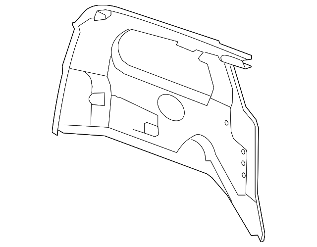 7B0-867-405-K-HL5 Деталь QTR PILLAR TRIM, LEFT
