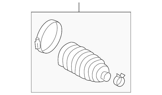 45535-49025 Деталь BOOT, LEFT