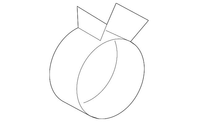 45537-42010 Деталь BOOT CLAMP, RIGHT