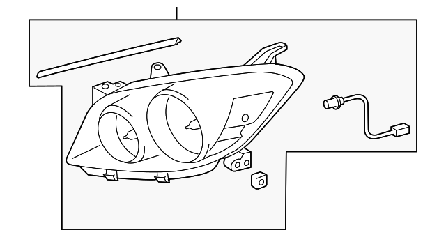 81130-42331 Деталь HEADLAMP ASSY, RIGHT