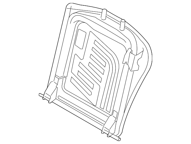 52-20-2-751-251 Деталь SEAT BACK FRAME, LEFT