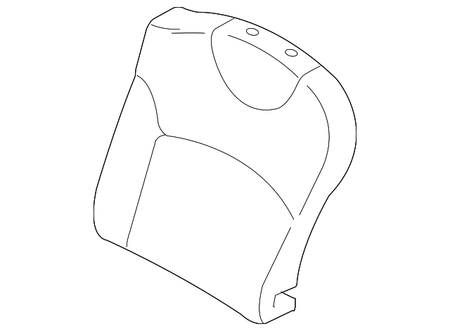 52-20-2-753-275 Деталь SEAT BACK COVER, LEFT