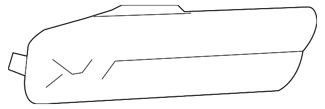 1K5-945-071-A Деталь SIDE MARKER LAMP, LEFT