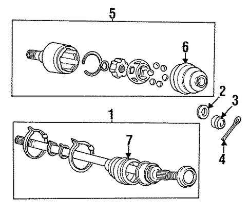 Sonata FRONT AXLE & CARRIER