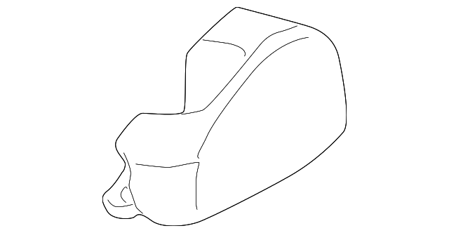 12493321 Деталь RETRACTOR COVER, RIGHT