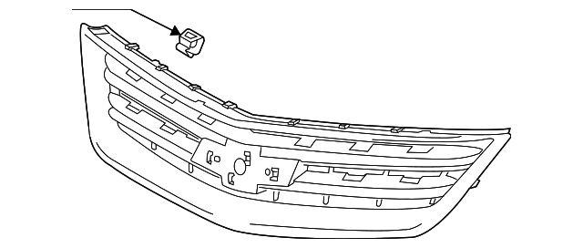 22941698 Деталь UPPER GRILLE