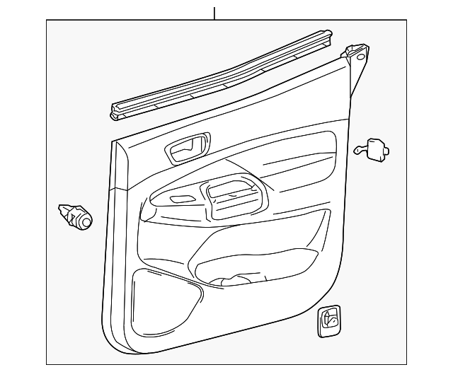 67630-04070-B0 Деталь DOOR TRIM PANEL, RIGHT