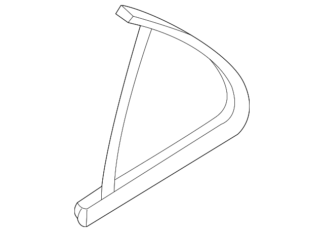 83562-3E000 Деталь GLASS W'STRIP, LEFT