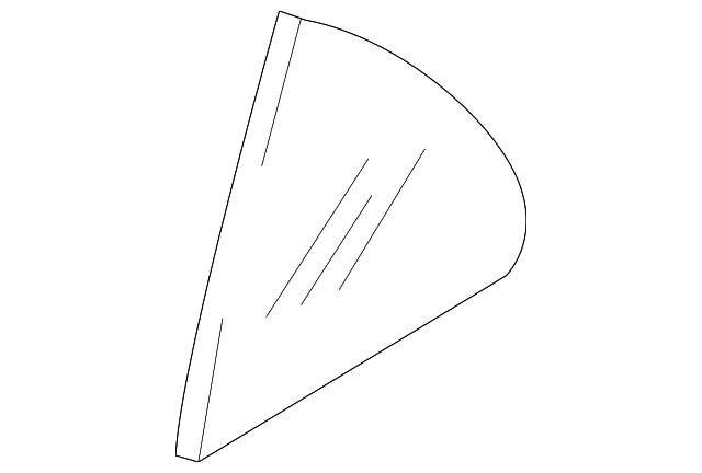 83571-3EA00 Деталь FIXED GLASS, RIGHT