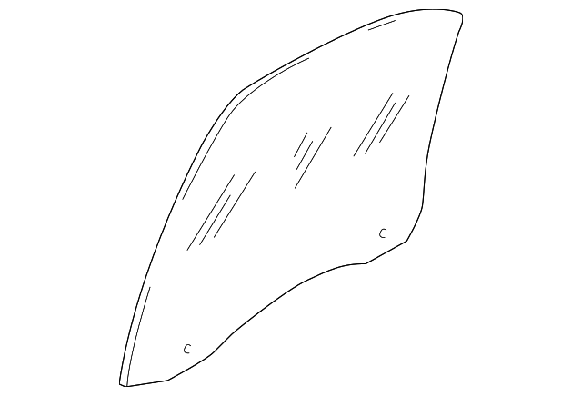 83421-3EA00 Деталь MOVEABLE GLASS, RIGHT