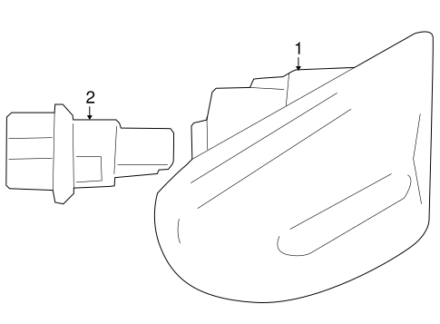 Fortwo SIDE REPEATER LAMPS