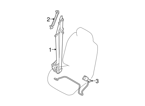 Quest FRONT SEAT BELTS
