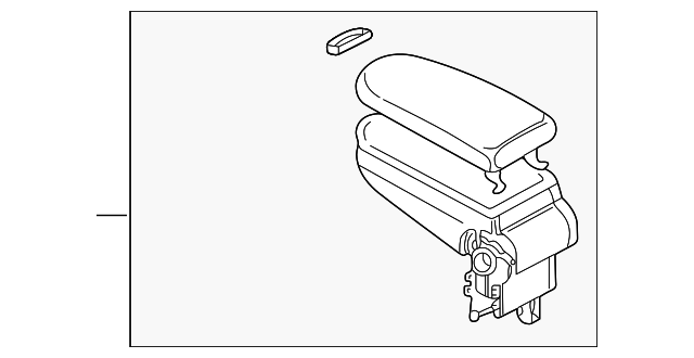 3B0864209SFHD ARMREST ASSY