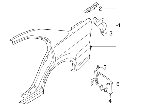Galant QUARTER PANEL & COMPONENTS