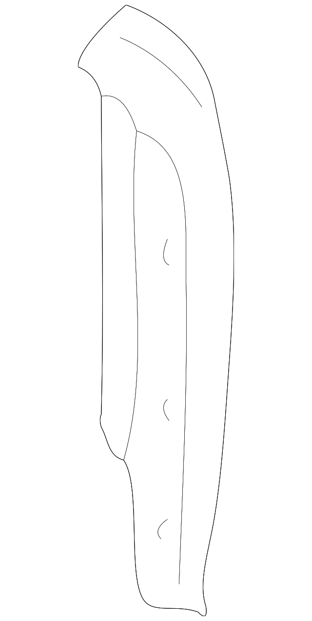 65503-0C040 Деталь CORNER PANEL, RIGHT